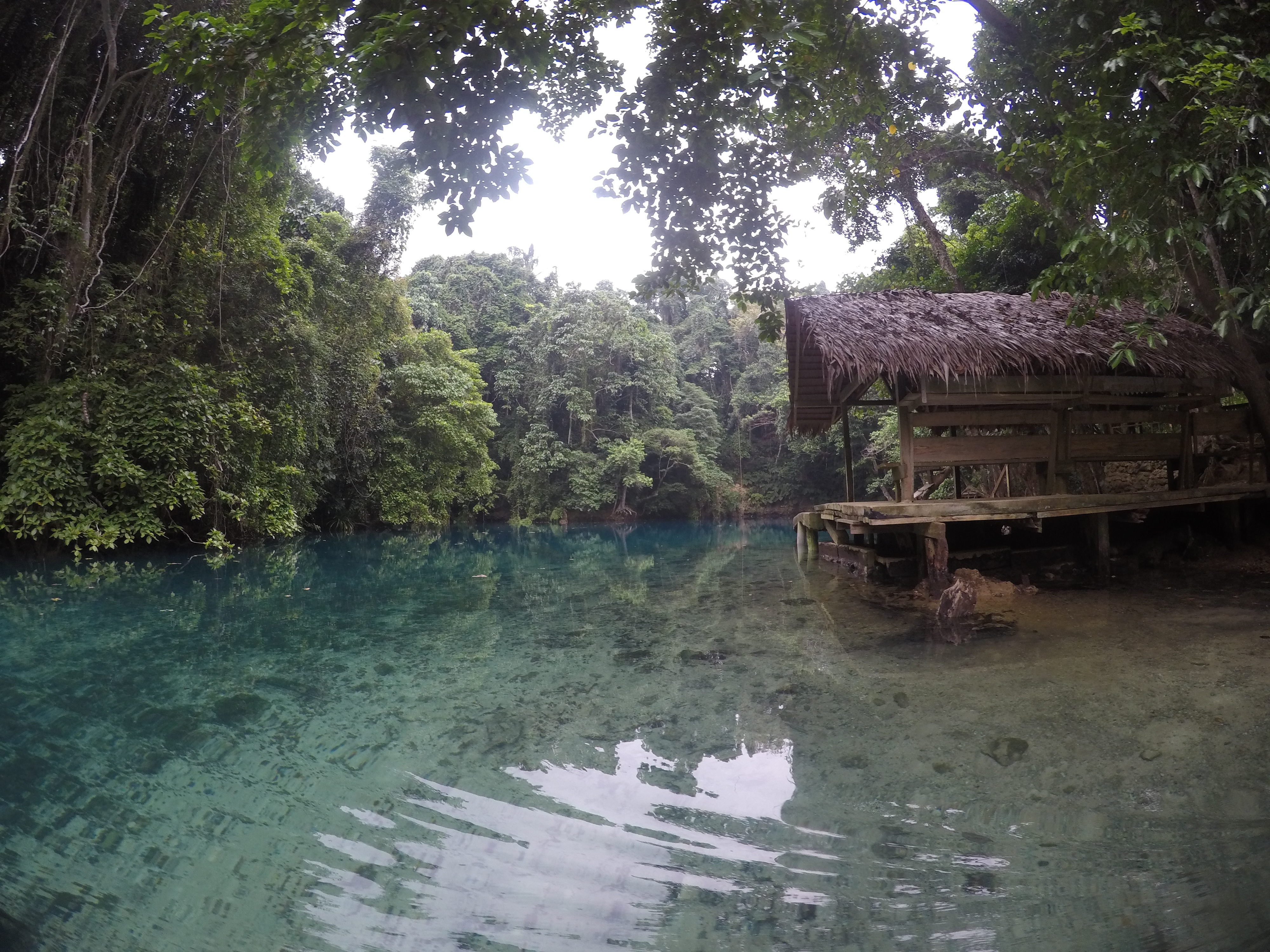 Tropical blue hole, Vanuatu